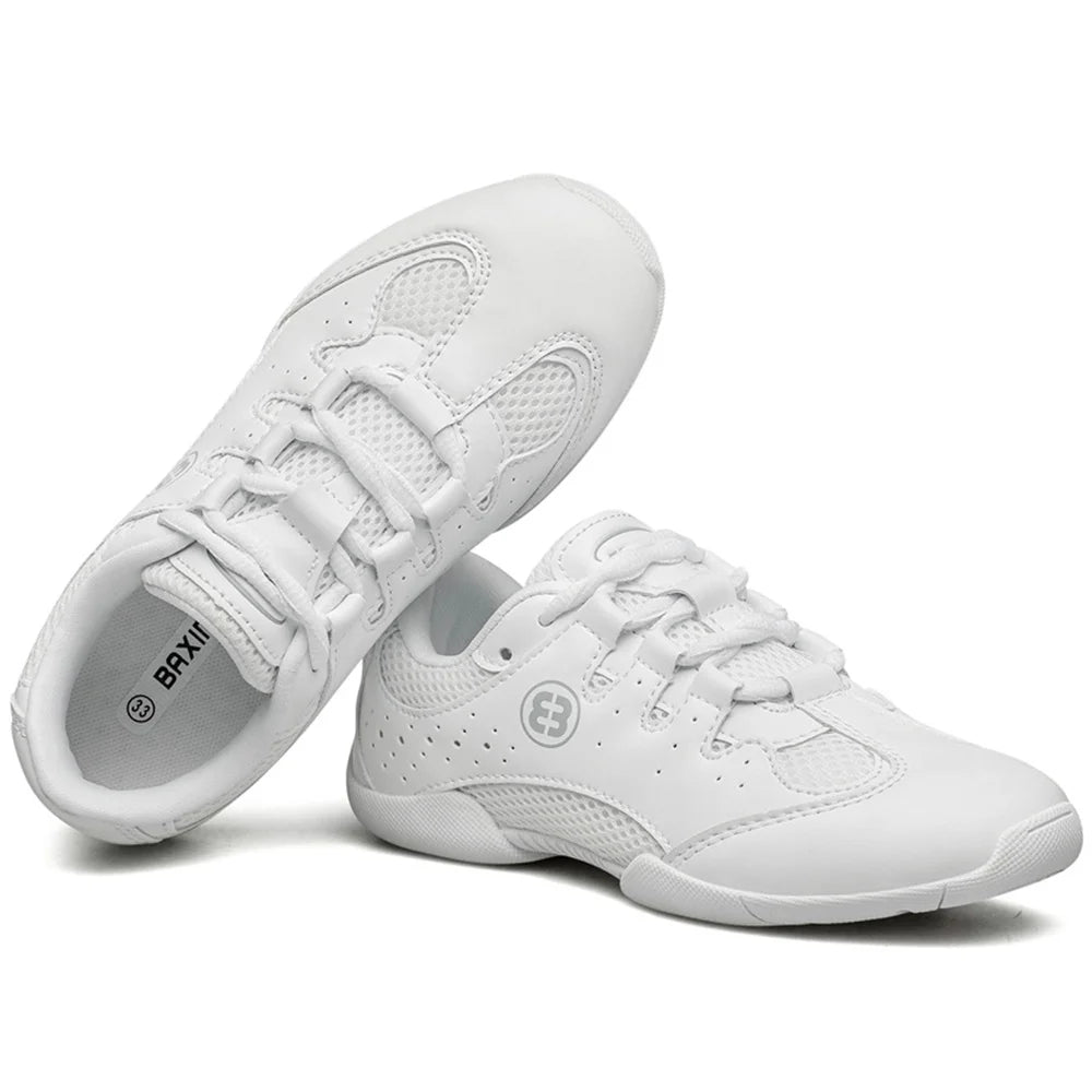 BAXINIER White Cheerleading Shoes