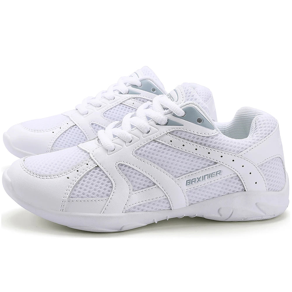 BAXINIER White Cheerleading Shoes