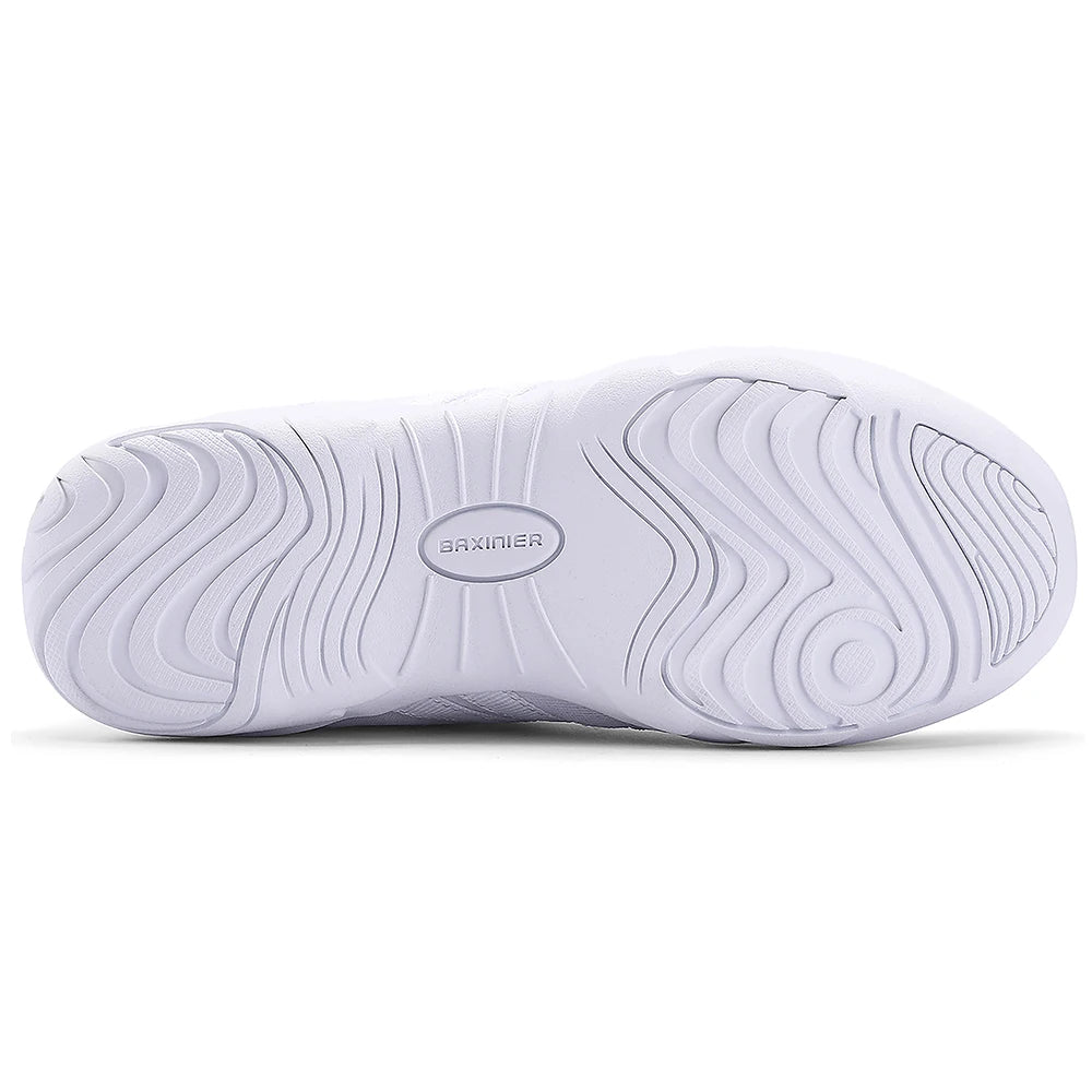 BAXINIER White High Top Cheerleading Shoes