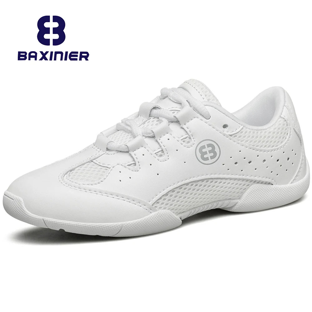 BAXINIER White Cheerleading Shoes
