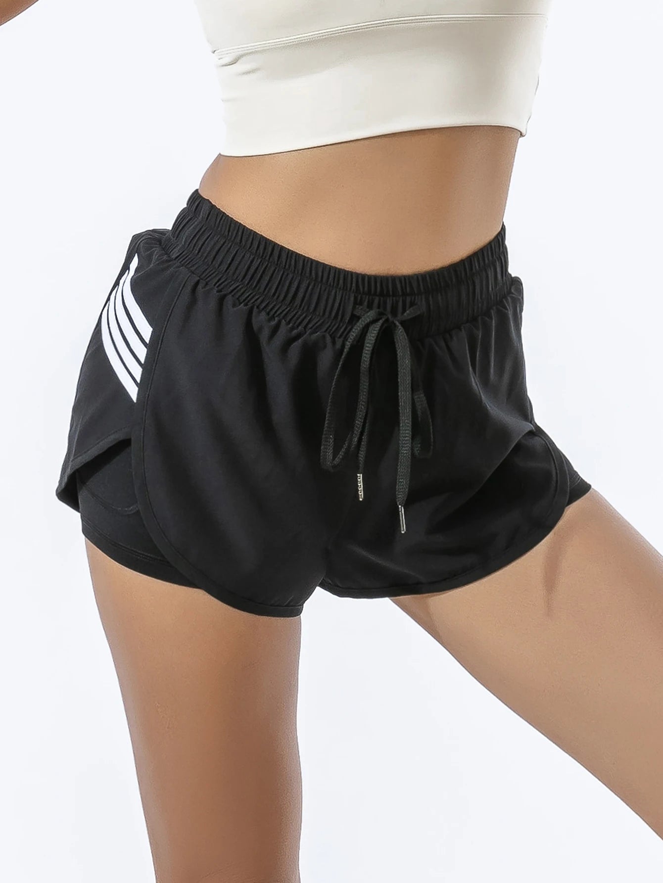 Loose Fit Gym Shorts Black