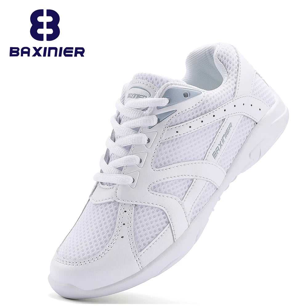 BAXINIER White Cheerleading Shoes